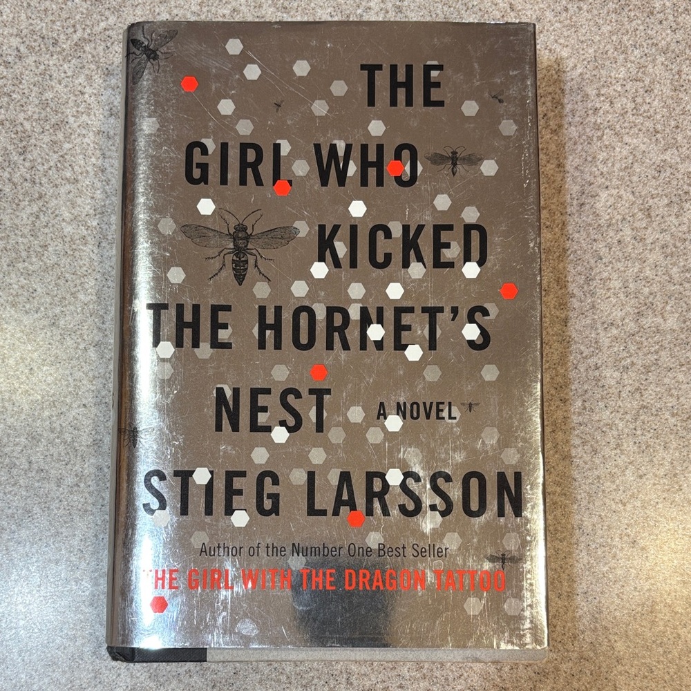 The Girl Who Kicked the Hornet's Nest Hardcover Book EUC
